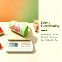 Fruitdrankblikje Squishy PU Slow Rising Squeeze Toy, Schattig Gesimuleerd Drinkblikje Stressverlichtende Decompressie Fidget Toy Groothandel