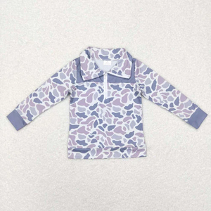 เสื้อเชิ้ตเด็กผู้ชายลายพรางวินเทจ ปิดกระดุมเม็ดเดียว กันน้ำ ผ้าไหม แขนยาว สไตล์ลำลอง สำหรับล่าสัตว์ - Product Image 5