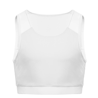 ZN Trans Lesbian Pull-on Closure Plus Size Chest Binder for Tomboy Clothes Torsolette Short Tank Bustier Top Oversize
