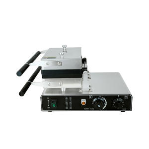 2 Scheiben Waffeleisen Maschine Kommerzieller Brot bäcker mit Antihaft-Platten timer und Temperatur regelung - Product Image 5