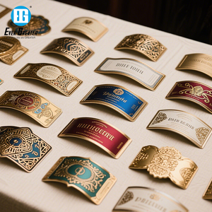 Luxury Metal <strong>Labels</strong> Premium Look and Feel Waterproof and Scratch-Resistant Wine <strong>Labels</strong> - Product Image 5