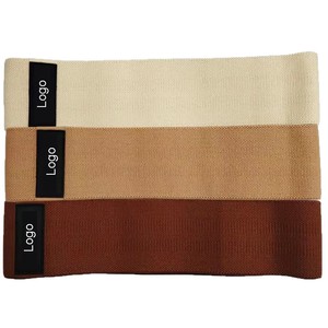 Polyester Latex Custom Logo Resistance <b>Bands</b> for Yoga Gym <b>Exercise</b> Fitness Legs Glutes Hip-High Elastic - Product Image 4