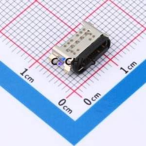 HYCW592-USBC16-113B USB Connector SMD Connector ( Connector Type: Type-C )( Gender: Female )( Mounting Type: Sink Board ) - Product Image 1