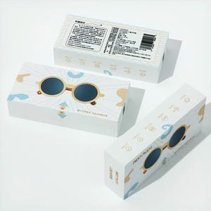Футляр для очков, футляр с логотипом под заказ, бумажные футляры, набор для упаковки солнцезащитных очков, дешевая упаковка - Product Image 6