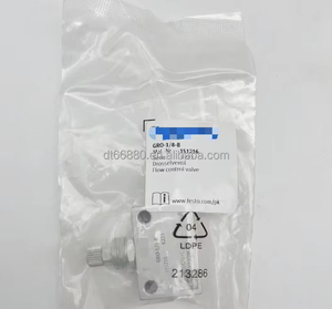 วาล์วควบคุมการไหล FE-ST0 รุ่นดั้งเดิม GRO-1/4 2109 GRO-1/8-B 151216 GRO-M5-B 151214 GRO-QS-4 193972 วาล์วปรับแรงดันแบบทางเดียวสำหรับท่อ - Product Image 5