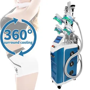 7 Handles Body Sculpting Cryo Slimming 360 Cryotherapy Fat Freezing Machine RF Fat Burning Face Lifting Machine