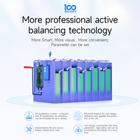 100Balance 16 S 1A Equilibrador activo inteligente Ecualizador Lifepo4 Lipo 16 cuerdas Batería Condensador de energía ecualizar BT APP Software