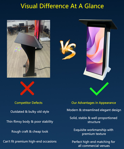 Écran LED de podium vidéo couleur personnalisable, affichage numérique animé pour conférences, discours, événements, P1.8 LED numérique d'intérieur - Product Image 3
