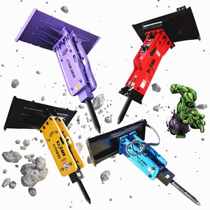 Patín de dirección deslizante Martillos hidráulicos de demolición para rocas para Bobcat - Product Image 1