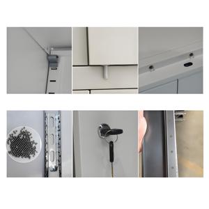 Archivador de almacenamiento de oficina de acero de estilo moderno personalizable, un cajón y una puerta con bloqueo de contraseña para dormitorio - Product Image 3