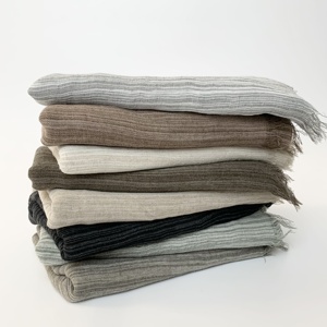 צמר גפן קרם צמר גפן צעיף ויסקוזה צעיף צעיף שרון צעיף - Product Image 5