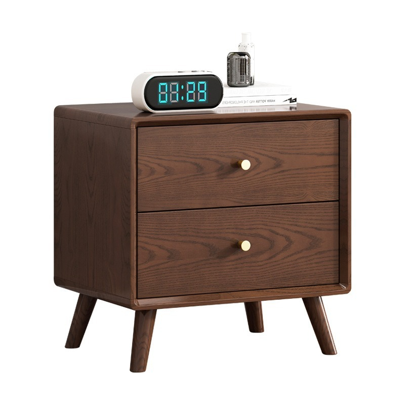 2024 Youtai Fast Shipping Modern Solid Wood Drawer Storage Beside Table For Bedroom