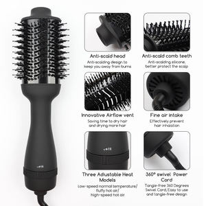 <span class=keywords><strong>Lisseur</strong></span> de <span class=keywords><strong>cheveux</strong></span> professionnel 3 en 1 en céramique LED Brosse sèche-<span class=keywords><strong>cheveux</strong></span> électrique <span class=keywords><strong>Protection</strong></span> contre la surchauffe automatique 1200W Tension mondiale - Product Image 4
