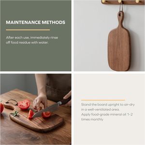 Tabla de cortar pequeña <span class=keywords><strong>Muso</strong></span> con asa y orificio, 0.8 pulgadas de grosor (15.2x7.3 pulgadas) - Product Image 6