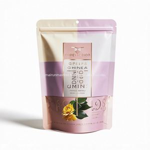 Sacs en plastique refermables en mylar avec fermeture éclair, emballage alimentaire, pochettes debout, étanches aux odeurs, personnalisées, imprimées, thermoscellées, 3,5, 28 g, 1 oz, 1 lb, 1 lb - Product Image 5