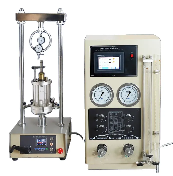 Strain Controlled Bench Light Duty Triaxial Test Apparatus