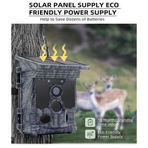 Caméra de surveillance de la faune RD7010WF 4K <span class=keywords><strong>WiFi</strong></span> 46MP Vision nocturne Alimentée par énergie solaire Pièges <span class=keywords><strong>photo</strong></span> pour la chasse Sécurité de la maison et du jardin CMOS SD - Product Image 4