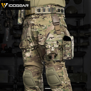 Sac de jambe tactique IDOGEAR avec boucle à dégagement rapide, panneau de jambe réglable universel pour la jambe gauche ou droite - Product Image 5