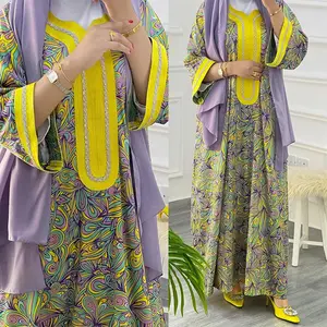 open abaya 2023 Maxi jalabiya turkey djellaba muslim fashion hijab dress pakistani abaya