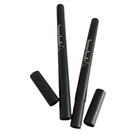 Emballage d'encens noir imprimé avec étiquette personnalisée boîte en papier cylindrique emballage de bâton d'encens tube long et mince