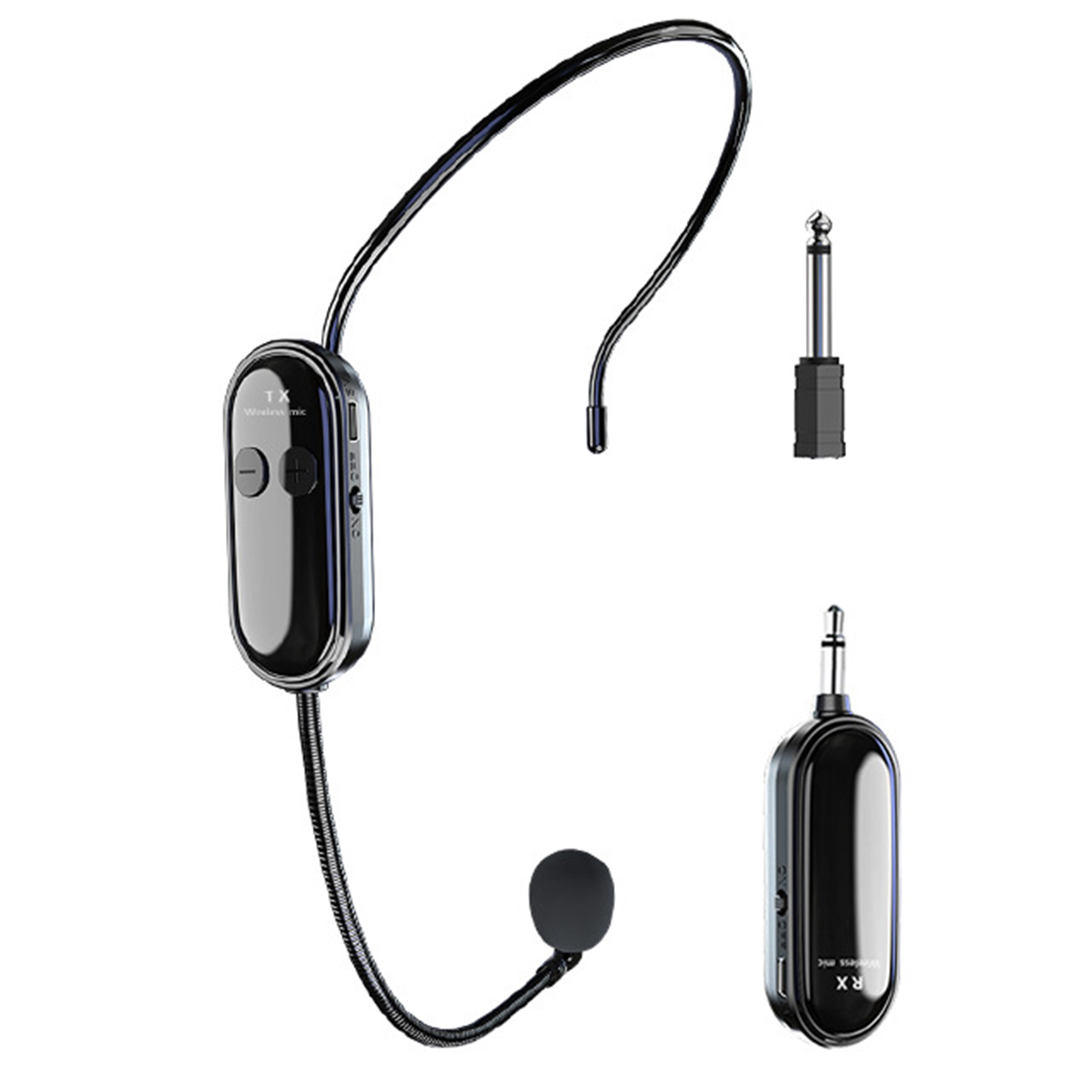 Wireless Microphone <strong>Headset</strong> 2.4G Wireless <strong>Headset</strong> Mic System for Amplifier Voice Speaker Teaching Tour <strong>Guide</strong>