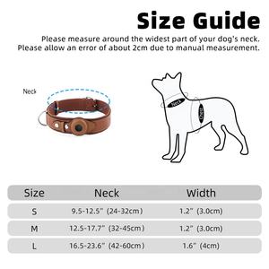 Harga grosir kompetitif kerah anjing kulit PU lembut dengan pegangan Tag udara tekan panas mudah untuk disesuaikan untuk pelatihan anjing - Product Image 6