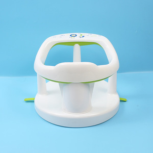 Petit tabouret de bain pour bébé Little Maruko 32x32x21cm, siège antidérapant et anti-basculement avec ventouse pour baignoire bébé - Product Image 1