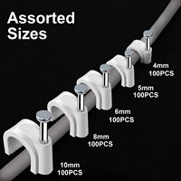 20mm 22mm 30mm 32mm 35mm fil électrique Nylon câble pince murale en plastique 25mm câble pince
