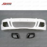 Pare-chocs avant en fibre de verre avec cache pour feux antibrouillard pour BMW Mini Cooper S R56 R57 2006-2013, mise à niveau au style D Ag