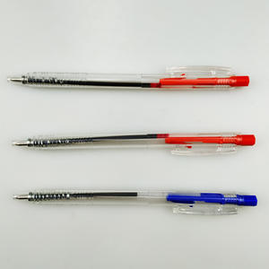 Bolígrafo Promocional Económico con Logotipo Personalizado Impreso, Bolígrafo de Plástico con Carcasa Transparente, Bolígrafo con Cuerpo de Plástico Azul - Product Image 5