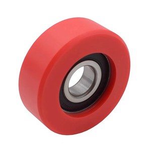 Roue d'escalier roulante Dong Sheng 70x25x6204 rouge pour ascenseur de chantier - Product Image 2