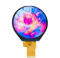 Écran LCD TFT rond de 3,4 pouces, résolution 800x800, 500 nits, interface MIPI, module LCD avec circuit intégré de commande FL7705NI