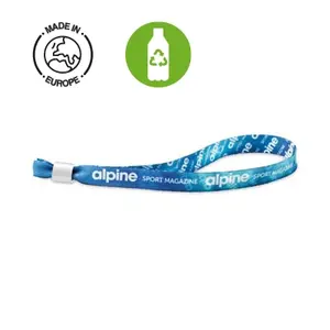 Pulsera de RPET Hecha en la UE, merchandising sostenible - Product Image 1