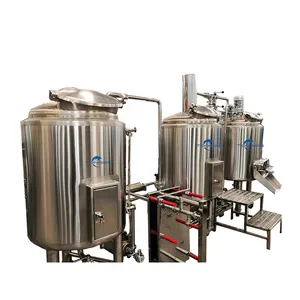 3000L 3 navios artesanato e cerveja criativa cervejeira equipamentos tudo em um sistema top notch material e tanque de design avançado para venda