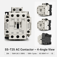 Contacteur à courant alternatif de type Mitsubishi S-T25 de haute qualité 220V 380V contacteur de moteur magnétique industriel pour usage électrique