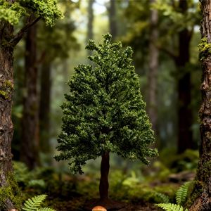 Árboles de Pino en Miniatura Hechos a Mano, Escala Personalizada OEM, Ideales para Proyectos de Arte DIY y Decoración del Hogar - Product Image 3