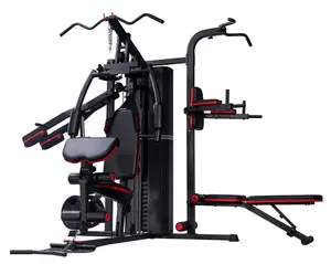 Grosir Pabrik populer latihan tubuh mesin kebugaran Multi Gym 3 stasiun