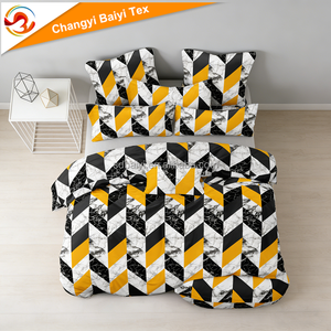 Juego de Ropa de Cama de Lujo Moderna con Estampado Disperso en 3D, Funda de Edredón y Sábanas de Poliéster, 3/4 Piezas - Product Image 4