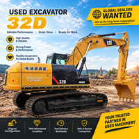 Excavatrice Caterpillar d'occasion de 20 tonnes, modèle Cat 320, à vendre, excavatrice sur chenilles d'occasion CAT 320D de 20 tonnes