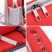 Sac à dos de transport pour animaux de compagnie au design personnalisé, sac de voyage respirant pour petit chien, chat, chiot, sac à dos portable d'extérieur OEM en gros