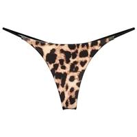 String taille basse sexy pour femmes G Strings XL Taille Lingerie Culotte Décorations transparentes Motifs imprimés Style quotidien Teint uni