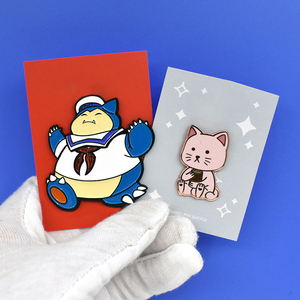 中国工厂在线批发独特批量公司企业学校标志安全软硬品质别针金属定制徽章 - Product Image 5