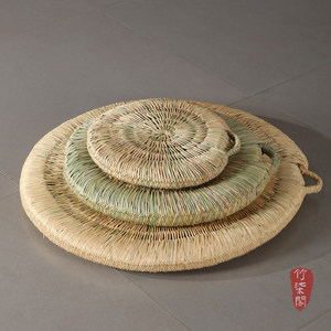 Bamboo Round Mat Tatami Floor Cushion Meditation Tea Mat Home Use Seat <b>Pillow</b> YY0925 - Product Image 5