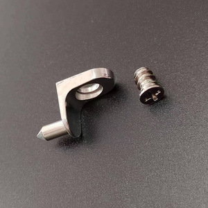 Support d'étagère en acier inoxydable 5x16x11mm, installation facile pour meubles, armoires, supports de cloison - Product Image 3