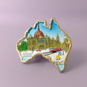 Personalizado Australia Oceanía Australia <span class=keywords><strong>Nueva</strong></span> <span class=keywords><strong>Zelanda</strong></span> Imanes de nevera Ciudad Viajes Recuerdos Fabricantes al por mayor 3D Creativo - Product Image 3