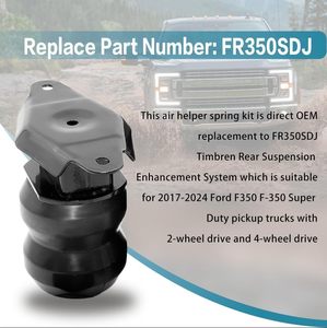 Kit Molle ad Aria Ausiliarie Posteriori FR350SDJ |   Adatto per Ford <span class=keywords><strong>F</strong></span>-350 Super Duty 2WD/4WD <span class=keywords><strong>SES</strong></span> 2017-2024, Tampone in Gomma Posteriore 1 Paio - Product Image 3