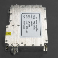 Módulo Amplificador de RF de Alta Linealidad 3G 4G 5G, 2G-18GHz, 20W, Módulos Amplificadores de Onda Pulsada de Alta Potencia GaN con Circulador Interno
