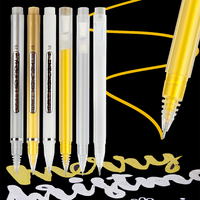 Stylos gel effaçables Grabie, pointe moyenne 0,7 mm, effaceurs intégrés, les erreurs disparaissent pour le dessin, l'écriture et la planification, couleurs assorties