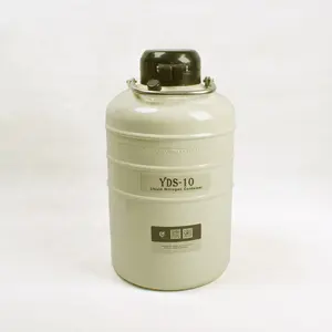 YDS-10 termo nitrogen cair tangki semen kapasitas kecil 10liter