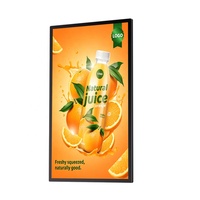 Pantalla Digital para Menú de Restaurante de 43 Pulgadas, Señalización Digital de Pared de Alto Brillo (300 cd/m²) para Sala de Reuniones